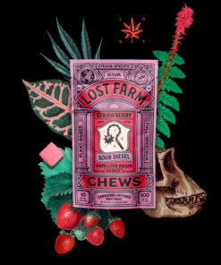 Buy Strawberry Fruit Chew Infused with Sour Diesel Live Resin