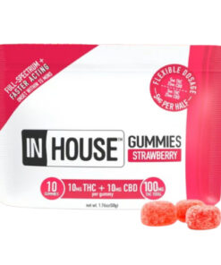 Buy 1:1 CBD:THC Strawberry Gummies