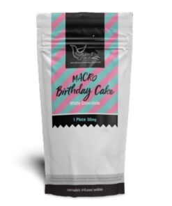 Buy MACRO Birthday Cake White Chocolate Bar