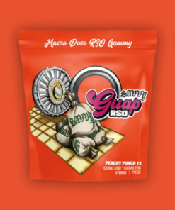 Buy Savvy Guap RSO Peachy Punch 1:1 CBD Gummy 100mg (1ct)