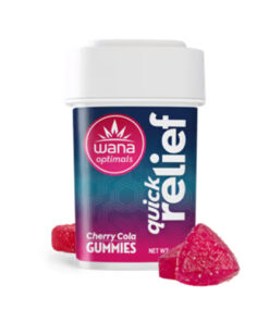 Buy Wana Optimals Quick Relief 1:1:1 THC:CBC:CBG Cherry Cola Gummies